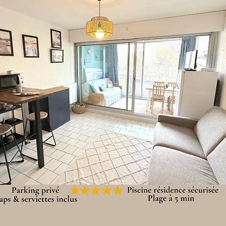 Appart Grande Motte Quartier Couchant - Parking - Balcon- Piscine - Plage 300M Ла-Гранд-Мот Экстерьер фото