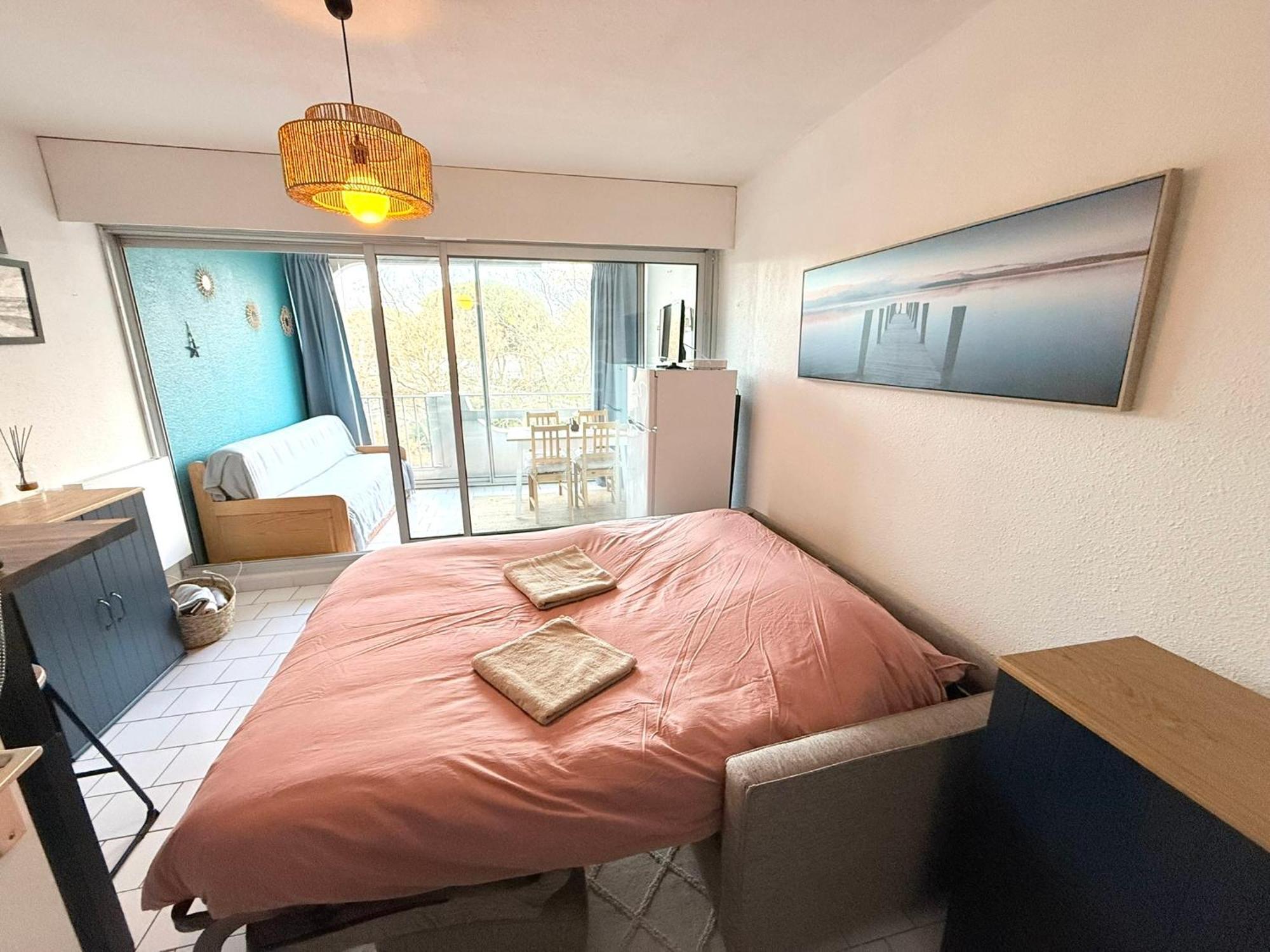 Appart Grande Motte Quartier Couchant - Parking - Balcon- Piscine - Plage 300M Ла-Гранд-Мот Экстерьер фото